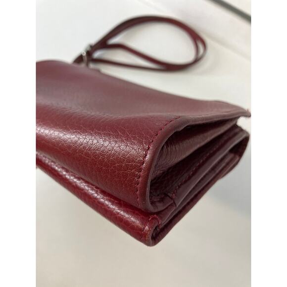 BRIGHTON SMALL PEBBLED LEATHER EMBOSSED ANIMAL CROSSBODY BAG - Picture 8 of 16